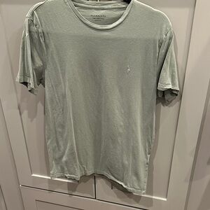 All Saints Light Green Short Sleeve Tee